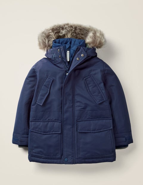 Waterproof Parka - College Blue Waterproof Parka - College Blue