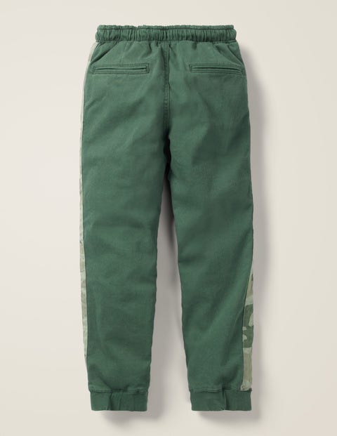 Sportliche Twill-Jogginghose - Monstergrün Sportliche Twill-Jogginghose - Monstergrün