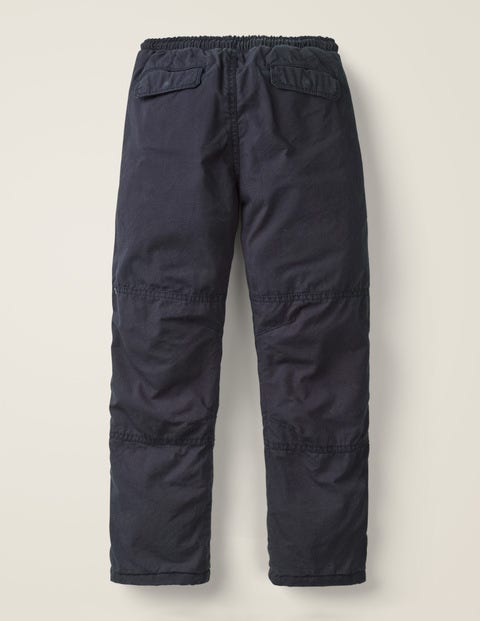 Fleece-Lined Techno Pants - Navy Fleece-Lined Techno Pants - Navy