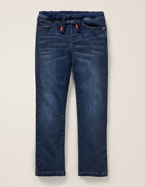 Denim Pull-On Trousers - Dark Denim Denim Pull-On Trousers - Dark Denim