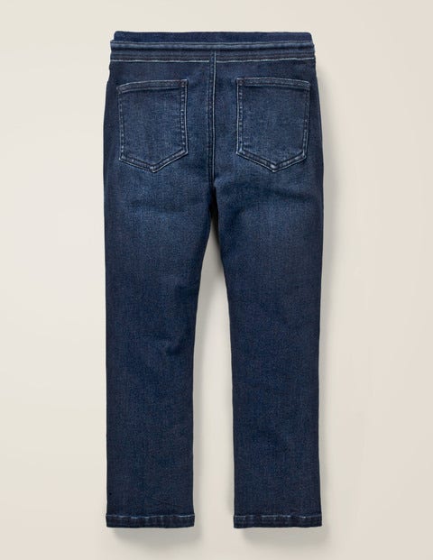 Denim Pull-On Trousers - Dark Denim Denim Pull-On Trousers - Dark Denim