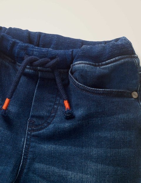 Denim Pull-On Trousers - Dark Denim Denim Pull-On Trousers - Dark Denim