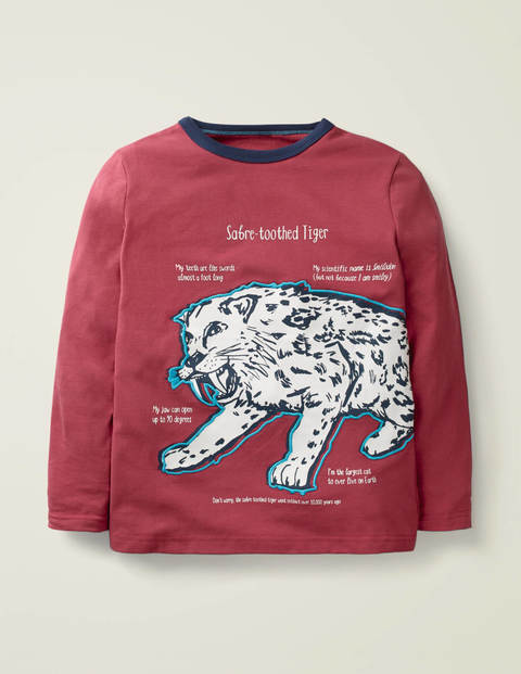 Glow-In-The-Dark Beast T-Shirt - Sail Red Saber-Tooth Glow-In-The-Dark Beast T-Shirt - Sail Red Saber-Tooth