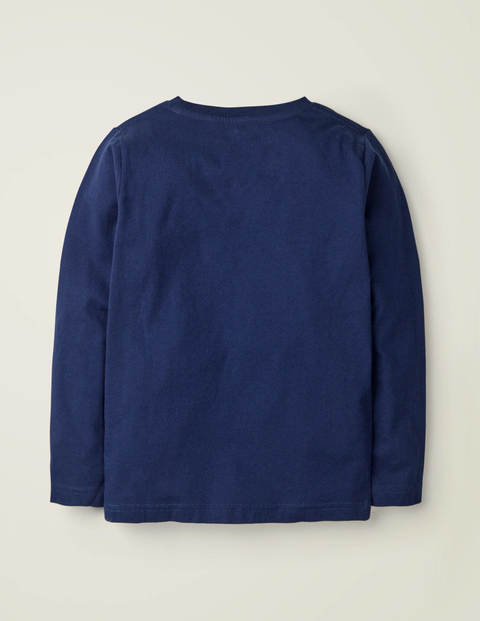 T-Shirt Brillant Motif Créature - Dragon bleu universitaire T-Shirt Brillant Motif Créature - Dragon bleu universitaire