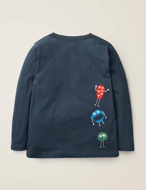 Hungry Monster T-Shirt - Stormy Blue Monster Hungry Monster T-Shirt - Stormy Blue Monster