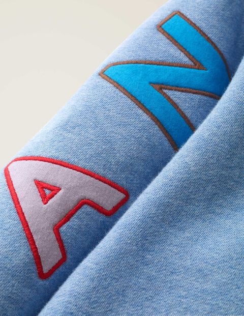 Fantastic Bequemer Kapuzenpullover - Hellblau Meliert Fantastic Bequemer Kapuzenpullover - Hellblau Meliert