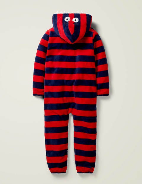 Cosy Fleece All-In-One - College Blue/Rockabilly Red Cosy Fleece All-In-One - College Blue/Rockabilly Red