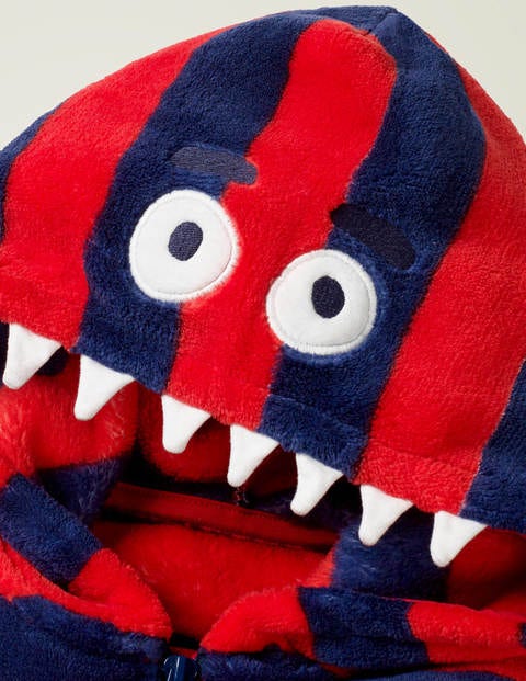 Cosy Fleece All-In-One - College Blue/Rockabilly Red Cosy Fleece All-In-One - College Blue/Rockabilly Red