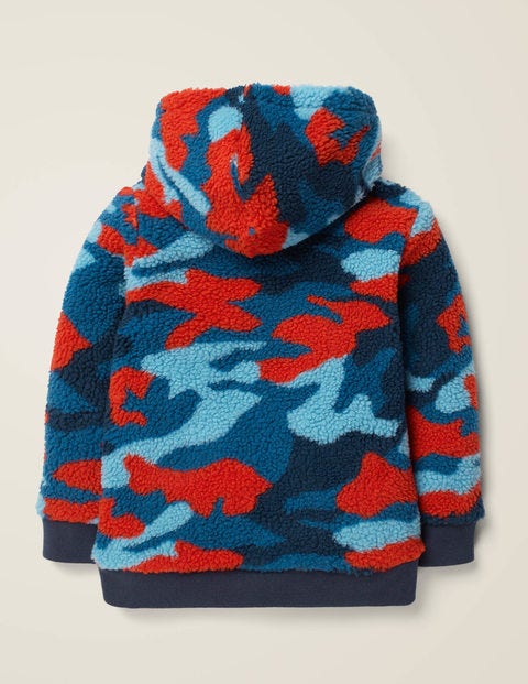 Textured Hoodie - Orange Red Camo Textured Hoodie - Orange Red Camo