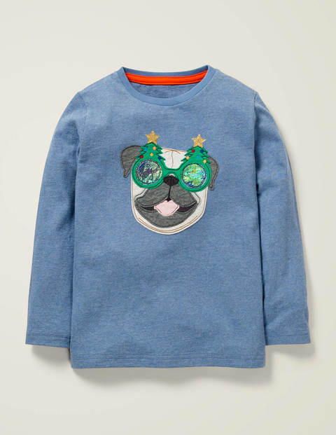 Mini Boden Boys Applique Long Sleeve Tops T Shirts 1 2 3 4 5 6 7 8 9 10 11 12Yrs