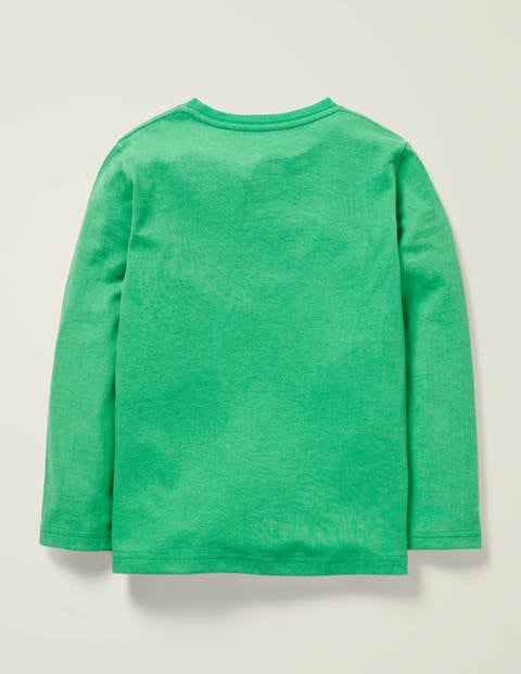 Appliqué Animal T-Shirt - Highland Green Badger Appliqué Animal T-Shirt - Highland Green Badger