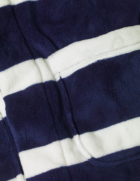 Robe De Chambre - Bleu universitaire/ivoire Robe De Chambre - Bleu universitaire/ivoire
