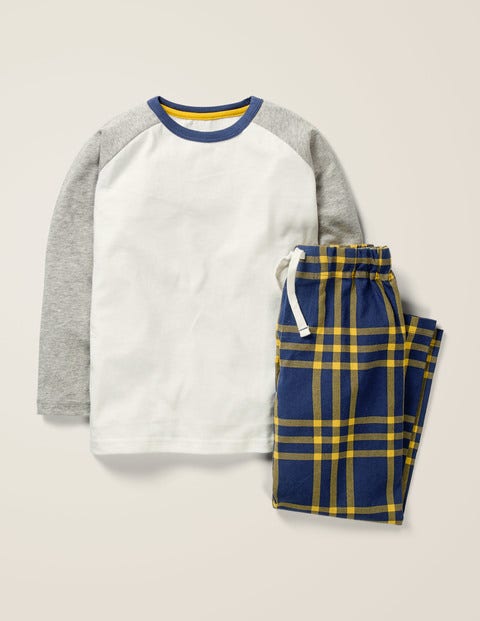 Pyjama Raglan Brossé - Glycine Pyjama Raglan Brossé - Glycine