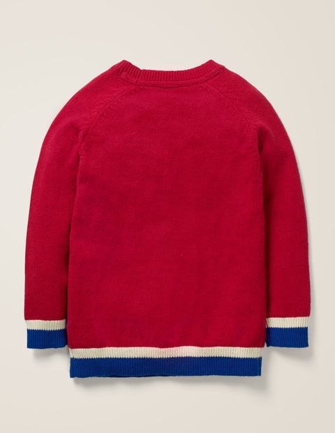Winter Graphic Crew Sweater - Rockabilly Red Winter Graphic Crew Sweater - Rockabilly Red