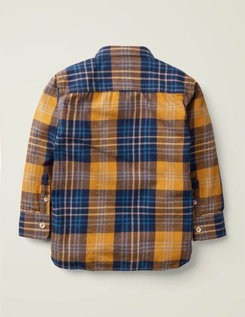 Chemise Brossée À Carreaux - Carreaux jaunes Chemise Brossée À Carreaux - Carreaux jaunes