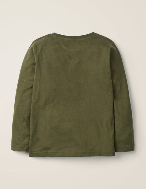Sequin T-Shirt - Classic Khaki Green Guitar Sequin T-Shirt - Classic Khaki Green Guitar