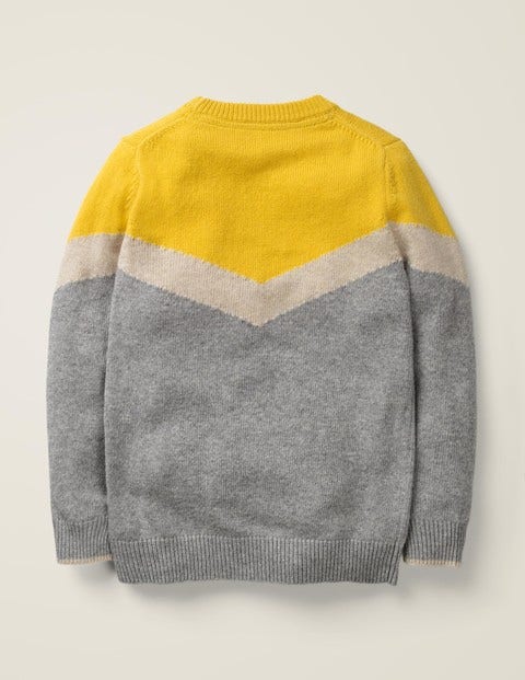 Chevron Crew Sweater - Mellow Yellow Chevron Crew Sweater - Mellow Yellow