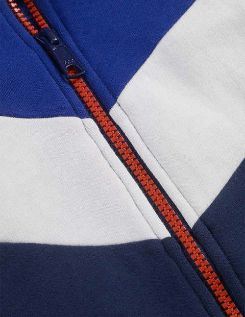 Chevron Zip-Through - Howlin Blue Marl Chevron Zip-Through - Howlin Blue Marl