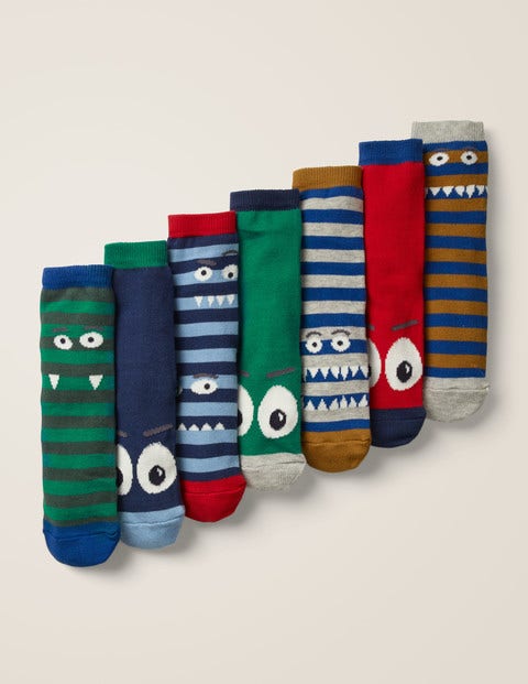 7 Pack Sock Box - Monsters 7 Pack Sock Box - Monsters