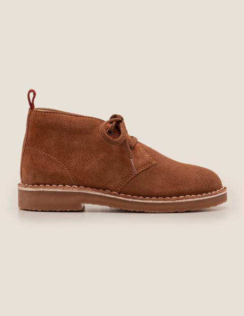 Lace-Up Desert Boots - Tan Lace-Up Desert Boots - Tan