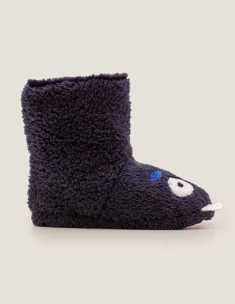 Chaussons Bottillons Monstre - Bleu marine Chaussons Bottillons Monstre - Bleu marine