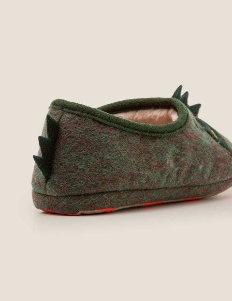 Dinosaur Slippers - Country Green Dinosaur Slippers - Country Green