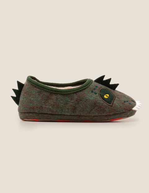 Dinosaur Slippers - Country Green Dinosaur Slippers - Country Green