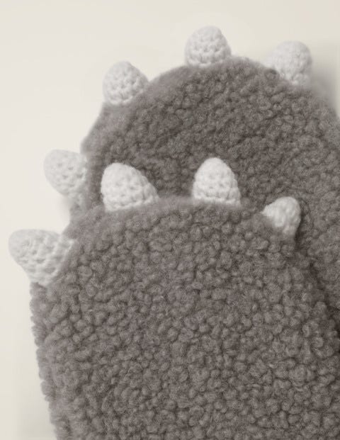 Novelty Mittens - Grey Marl Novelty Mittens - Grey Marl