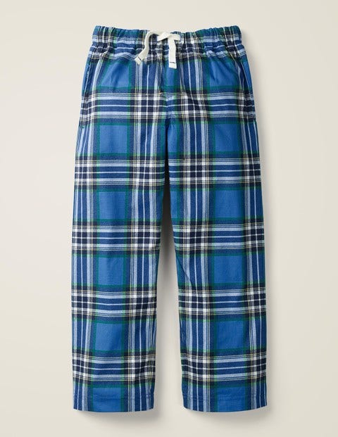 Hose Aus Gebürsteter Baumwolle - Stachelbeere/Sattes Grün, Kariert Hose Aus Gebürsteter Baumwolle - Stachelbeere/Sattes Grün, Kariert