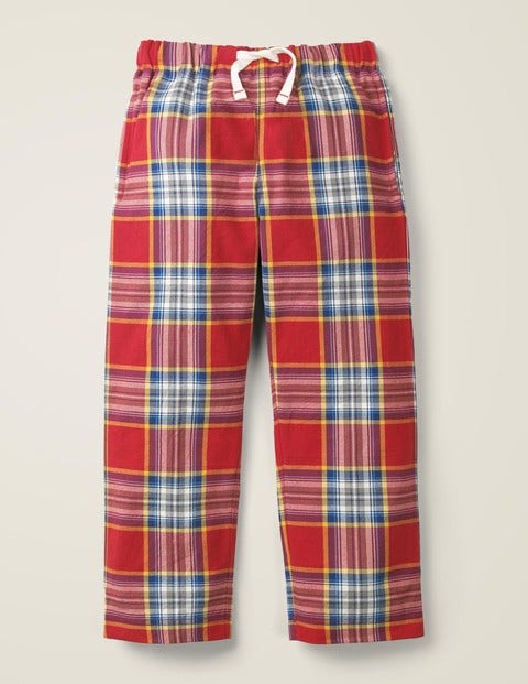 Brushed Pull-On Bottoms - Rockabilly Red/Blue Brushed Pull-On Bottoms - Rockabilly Red/Blue