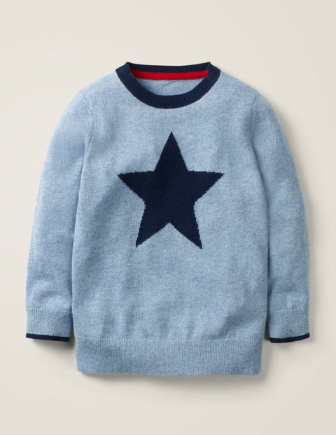 Cashmere Crew Sweater - Wren Marl Cashmere Crew Sweater - Wren Marl