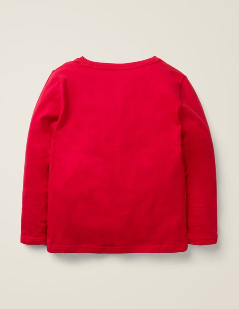 Fluffy Festive T-Shirt - Poppadew Red Snowman Fluffy Festive T-Shirt - Poppadew Red Snowman
