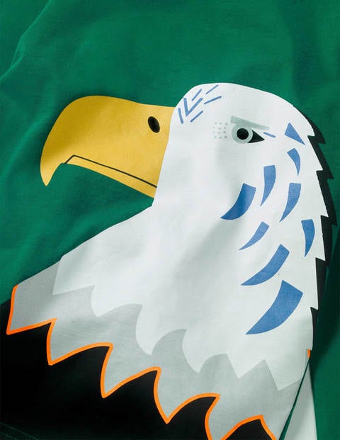 Bright Animal T-shirt - Linden Green Eagle Bright Animal T-shirt - Linden Green Eagle
