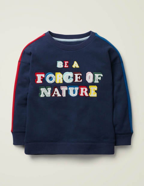Rainbow Graphic Sweatshirt - College Navy Rainbow Graphic Sweatshirt - College Navy