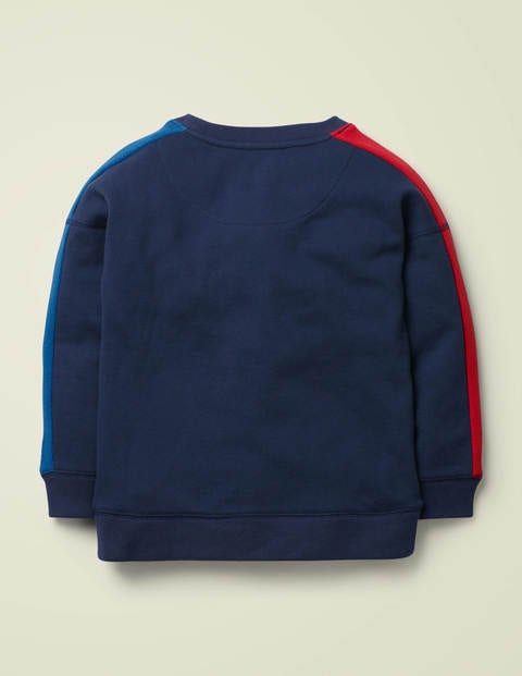 Rainbow Graphic Sweatshirt - College Navy Rainbow Graphic Sweatshirt - College Navy