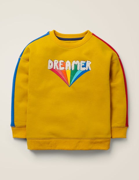 Rainbow Graphic Sweatshirt - Tuscan Sun Yellow Rainbow Graphic Sweatshirt - Tuscan Sun Yellow
