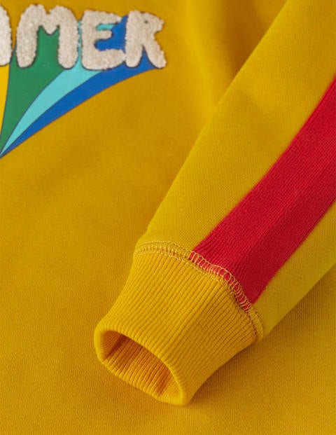 Rainbow Graphic Sweatshirt - Tuscan Sun Yellow Rainbow Graphic Sweatshirt - Tuscan Sun Yellow