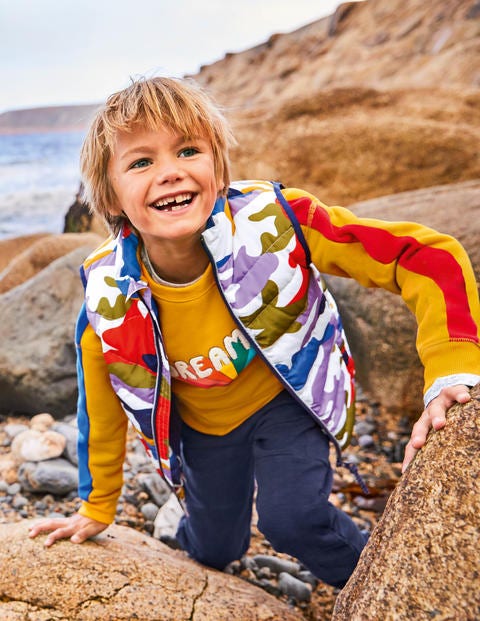 Rainbow Graphic Sweatshirt - Tuscan Sun Yellow Rainbow Graphic Sweatshirt - Tuscan Sun Yellow