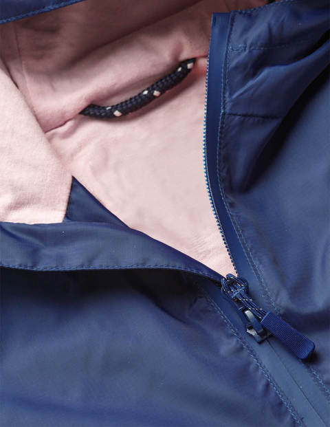 Waterproof Pack-Away Jacket - College Navy/Orange Sunset Waterproof Pack-Away Jacket - College Navy/Orange Sunset