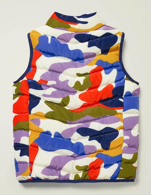 Cosy Puffer Gilet - College Navy/Rainbow Camo Cosy Puffer Gilet - College Navy/Rainbow Camo