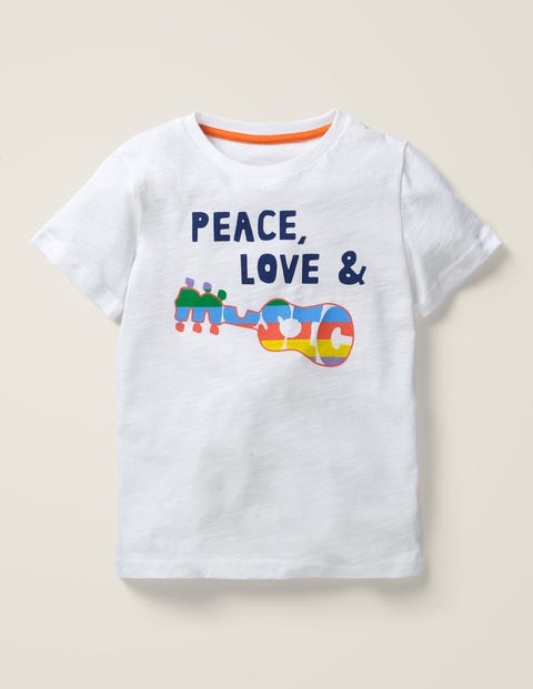 Graphic T-Shirt - White Make Some Noise Graphic T-Shirt - White Make Some Noise