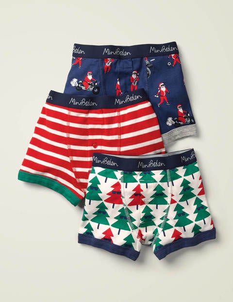 Festliche Boxershorts Im 3Er-Pack - Bunt Festliche Boxershorts Im 3Er-Pack - Bunt