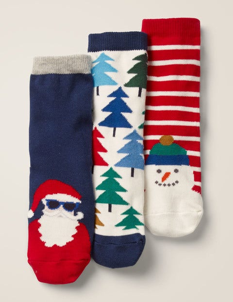 3 Pack Festive Socks - Multi 3 Pack Festive Socks - Multi