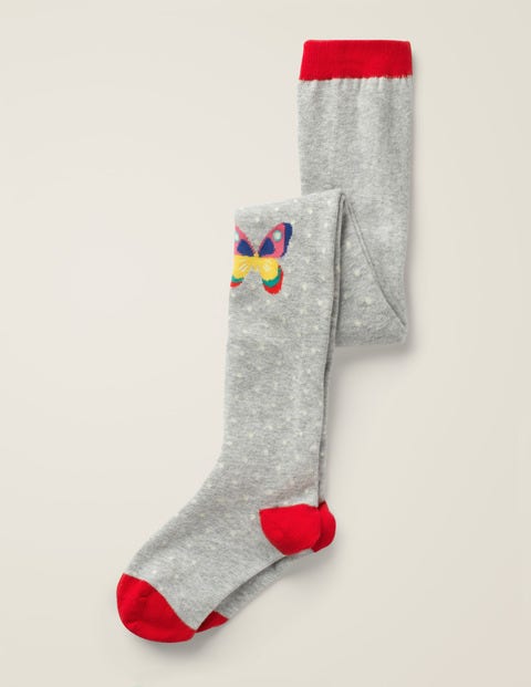 Patterned Tights - Grey Marl Patterned Tights - Grey Marl