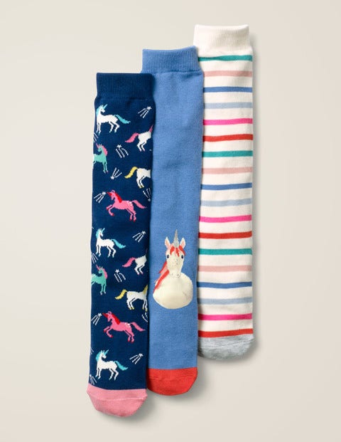 3 Pack Knee-High Socks - Unicorns 3 Pack Knee-High Socks - Unicorns