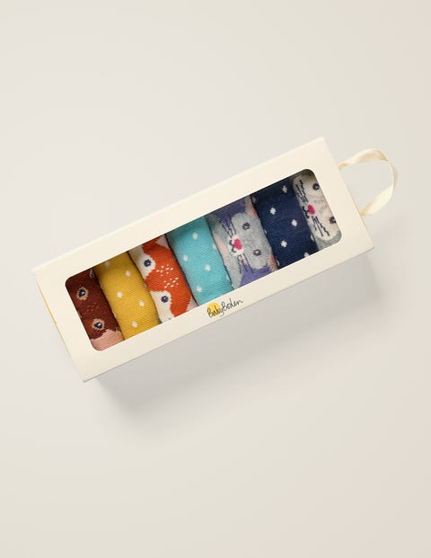 7 Pack Sock Box - Woodland Friends 7 Pack Sock Box - Woodland Friends