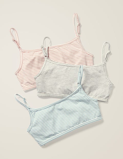 3 Pack Crop Tops - Multi Stripes 3 Pack Crop Tops - Multi Stripes