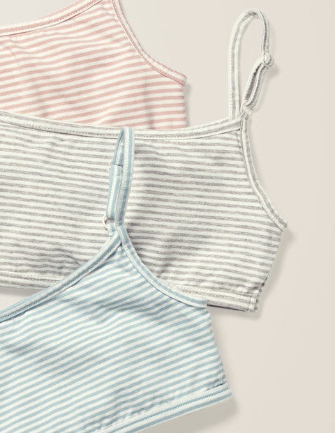 3 Pack Crop Tops - Multi Stripes 3 Pack Crop Tops - Multi Stripes