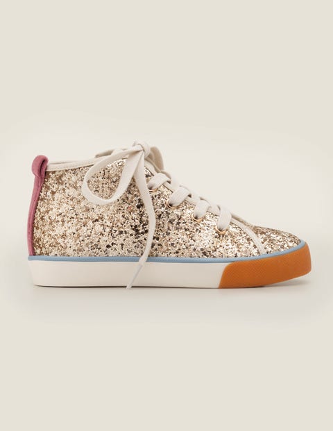 Hochgeschnittene Schuhe - Blassgold Hochgeschnittene Schuhe - Blassgold