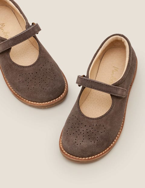 Babies En Cuir - Gris requin Babies En Cuir - Gris requin